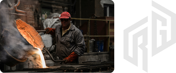 Trusted Partner Industrial Casting pouring liquid metal